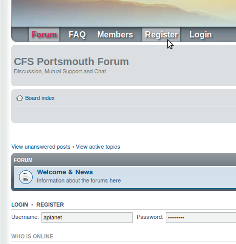 Register link